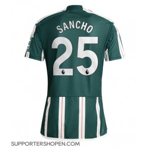 Manchester United Jadon Sancho #25 Borta Matchtröja 2023-24 Kortärmad